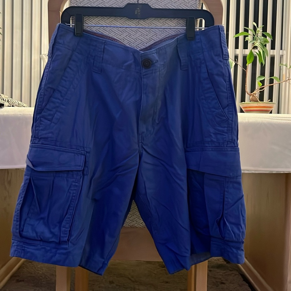 Men’s Red Camel Cargo Shorts